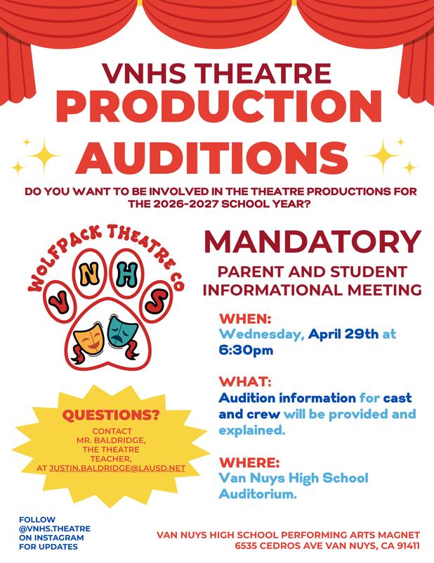 VNHS Auditions