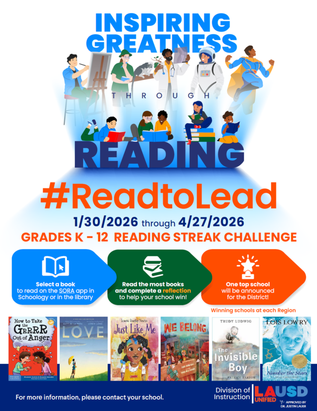 Reading Challenge flyer