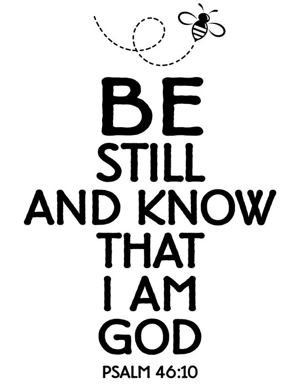 Be still and know cross