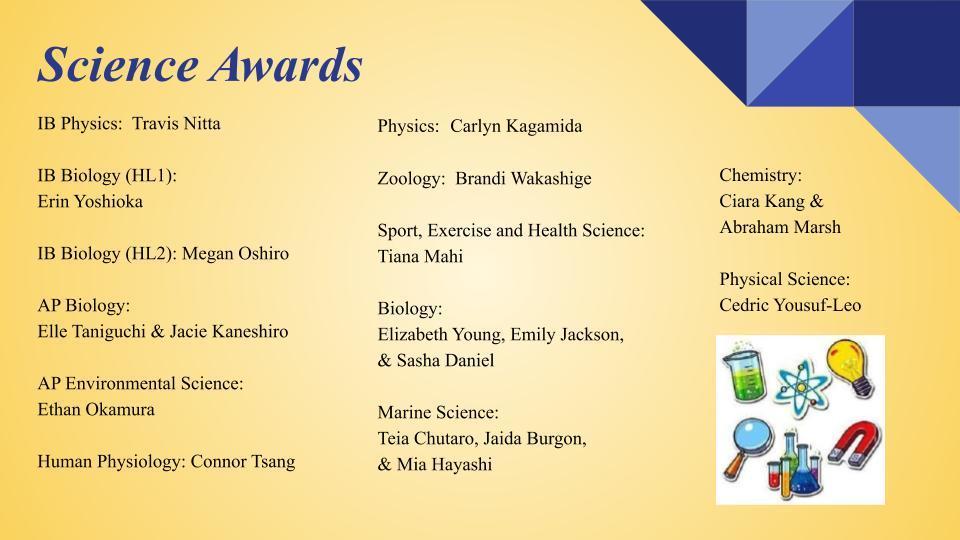 Science Awards