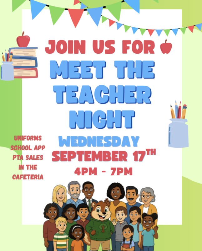 Meet the Teacher English FLyer