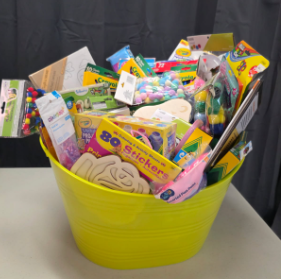 Crafty Creations Yellow Basket