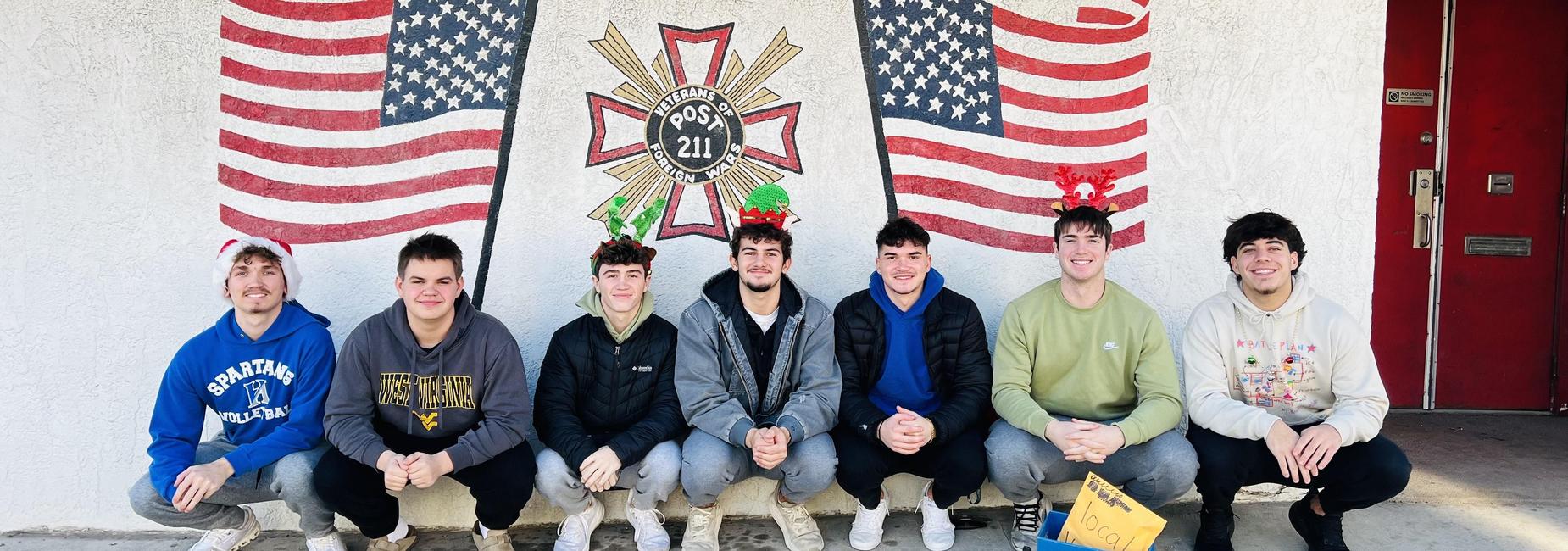 Seniors Delivering Messages of Gratitude to the Local VFW