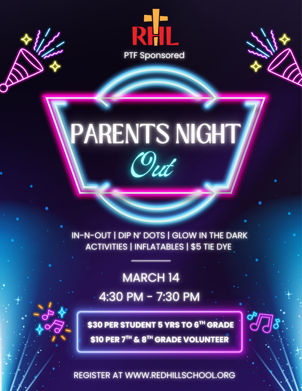 Parents Night Out - March 14