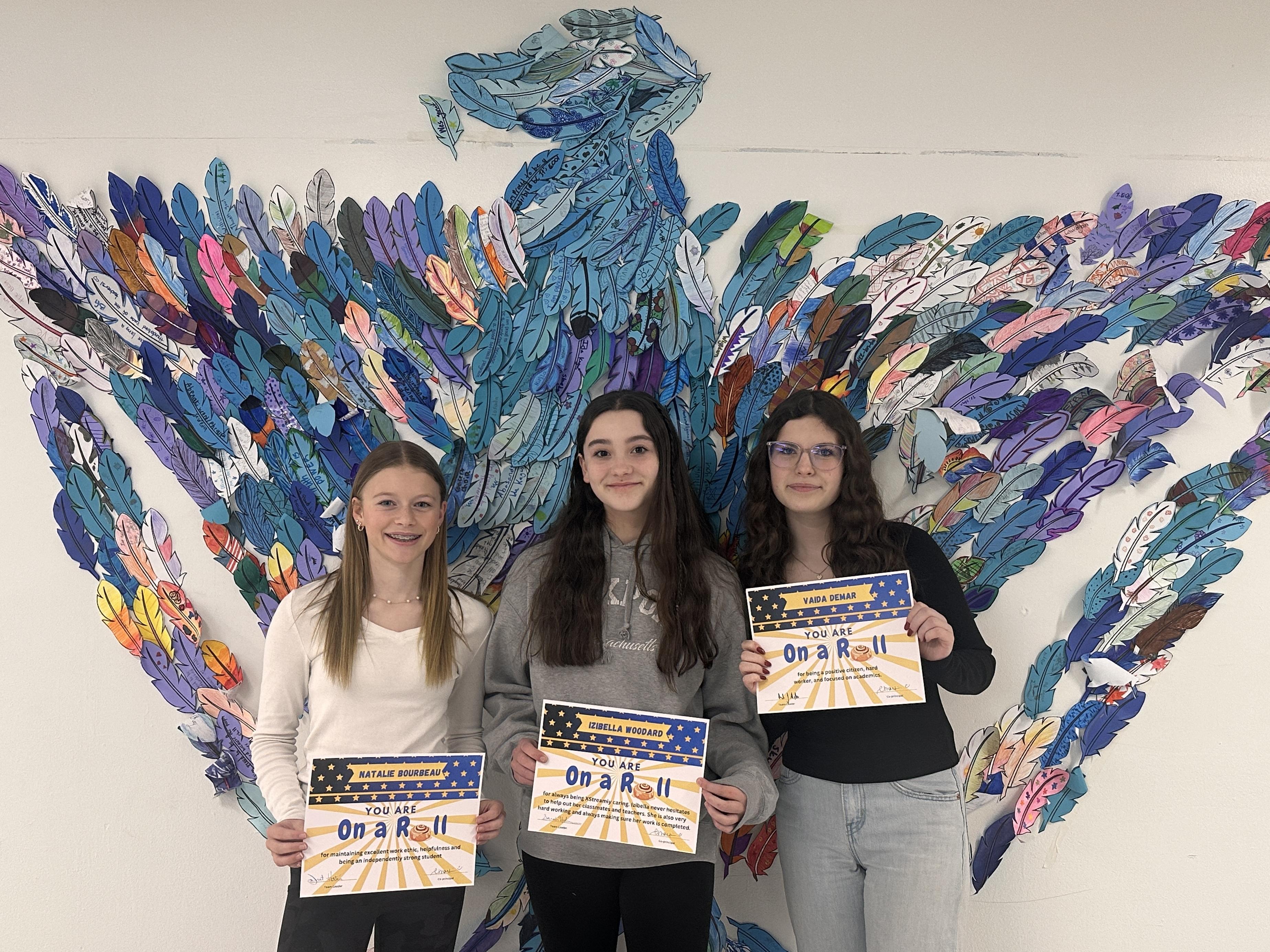 March 2025 Middle Schoolers "On a Roll"