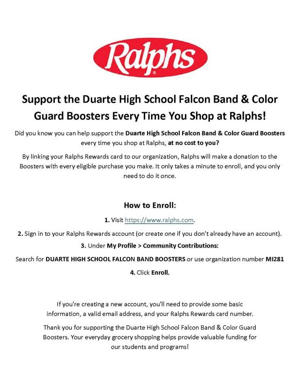 Ralphs band fundraiser
