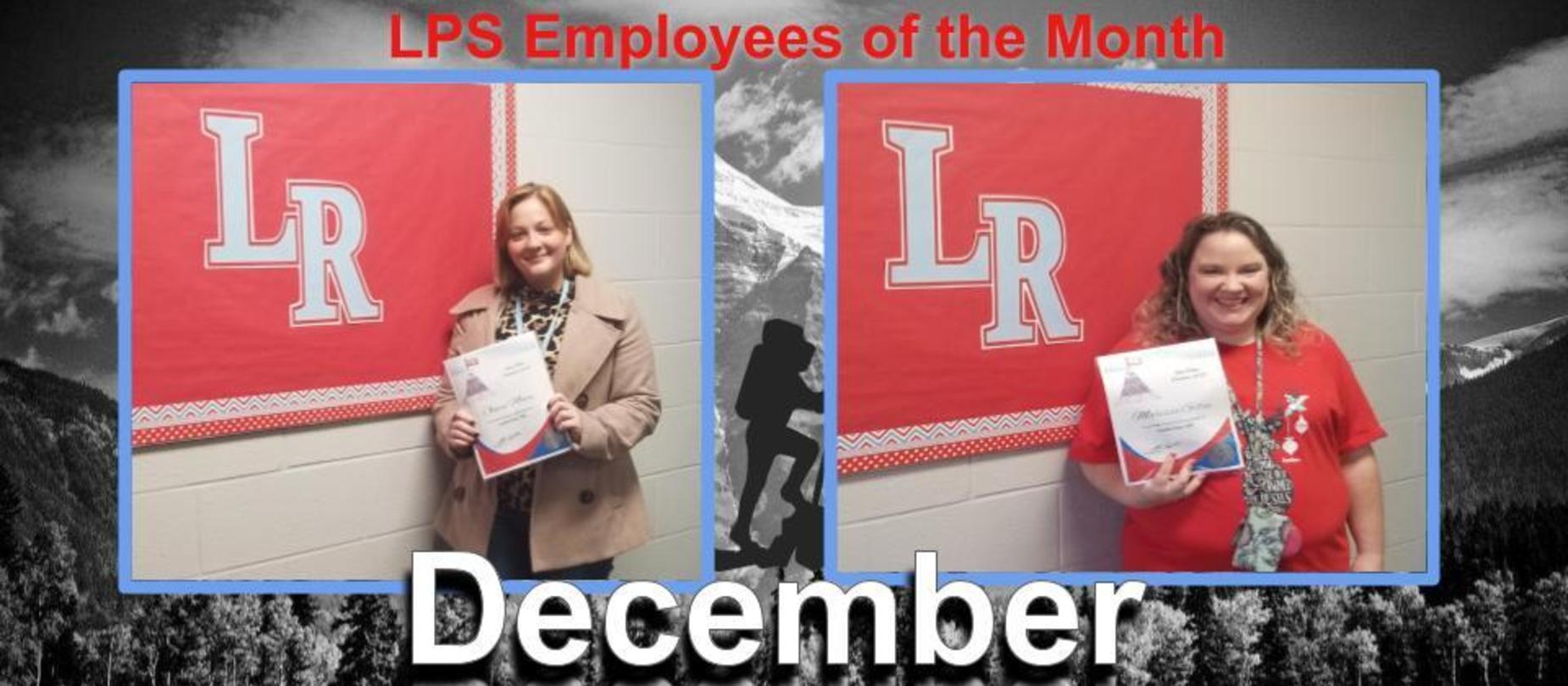 December Employees of the Month