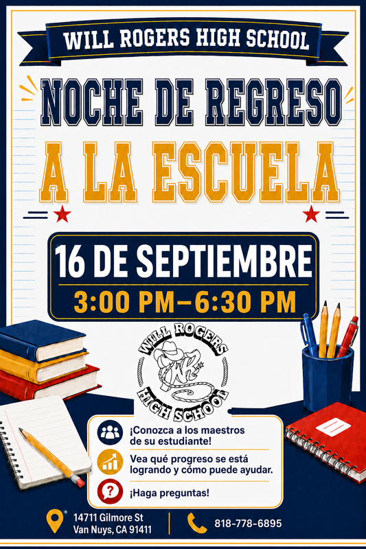 Spanish BTS Flyer