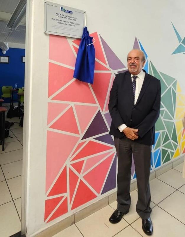 Inauguración oficial del Aula de Ingeniería y Ciencias Exactas "Ing. Javier García Fernández" en CUAM México