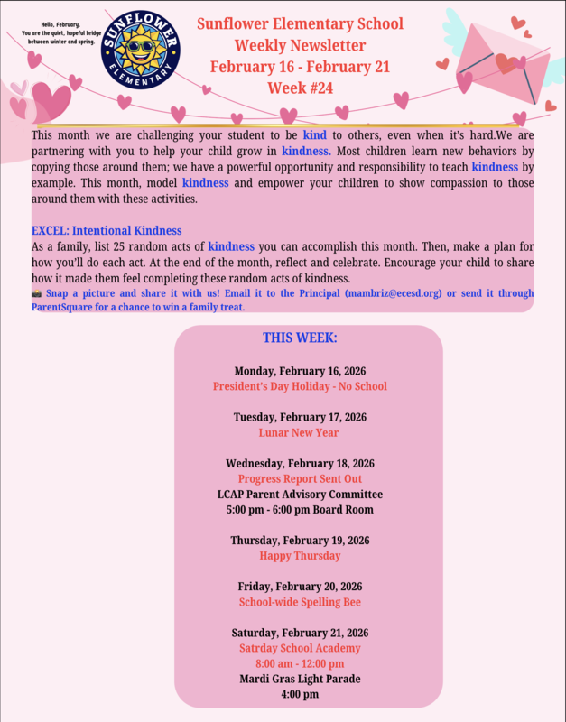 Sunflower Weekly Newsletter Week #24 Featured Photo