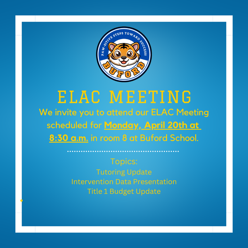 ELAC Meeting