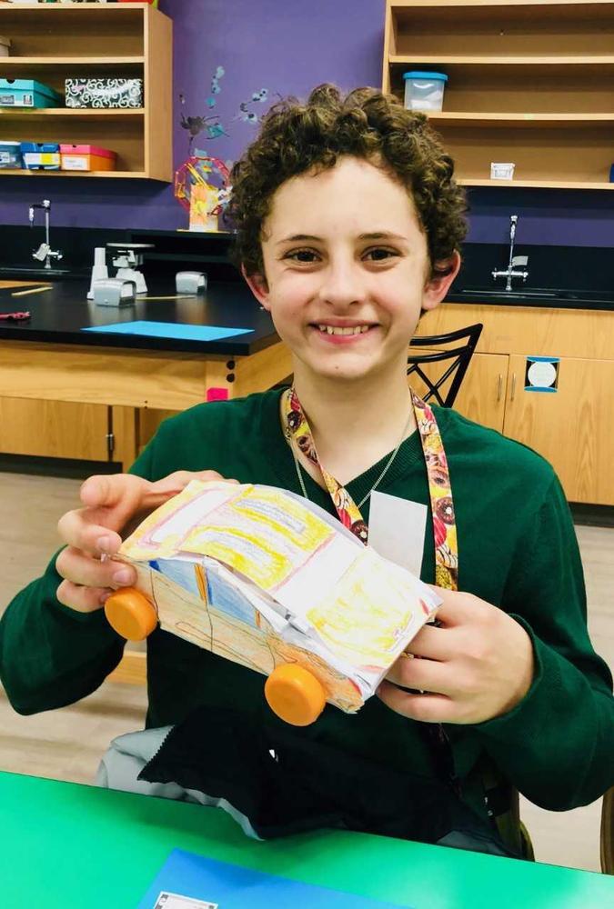 Crash Safe Car unit. The egg survived!