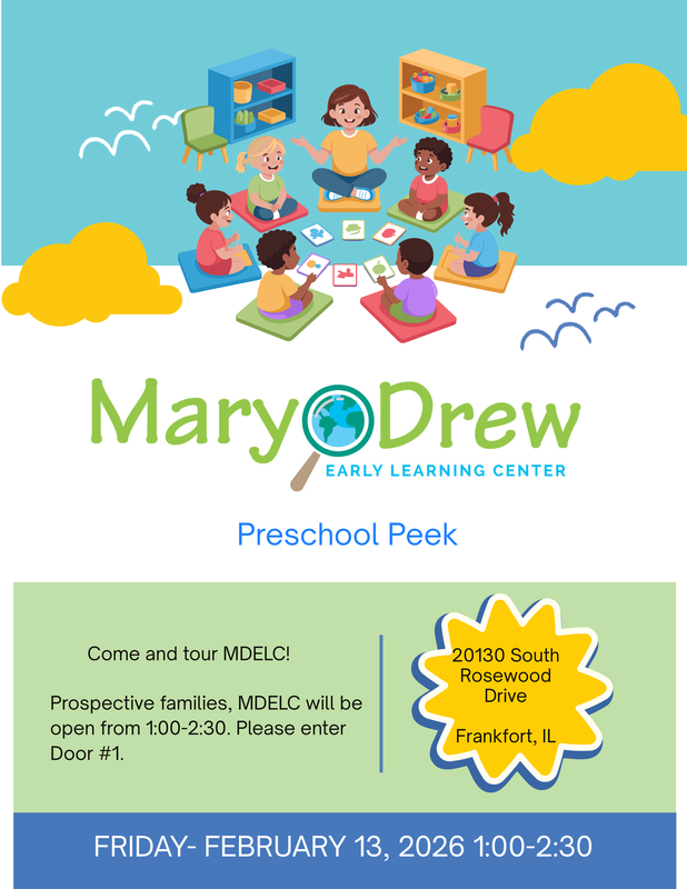 Mary Drew Preschool Peek Flyer