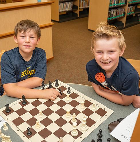 Youth chess class