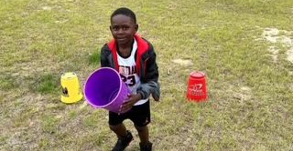 Student at field day