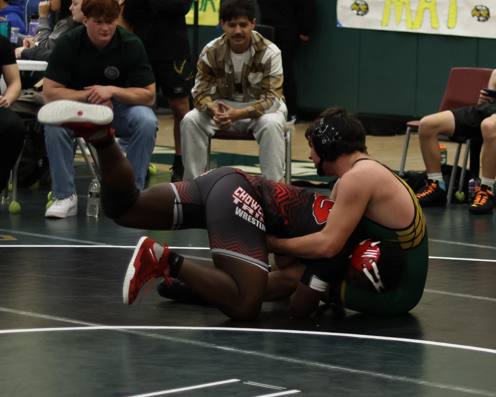 boys wrestling at liberty duals