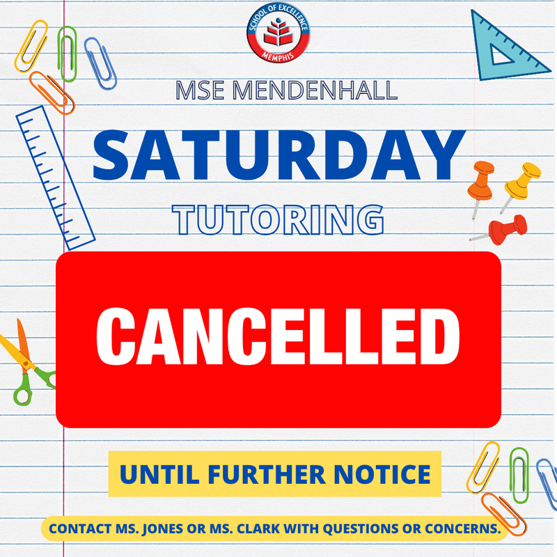 NO TUTORING THIS SATURDAY