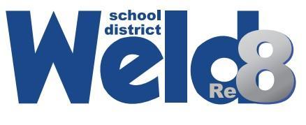 Weld Re-8 School District Logo