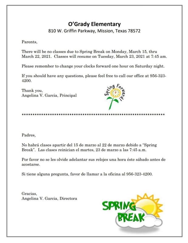 Spring Break: March 15th-22nd Featured Photo