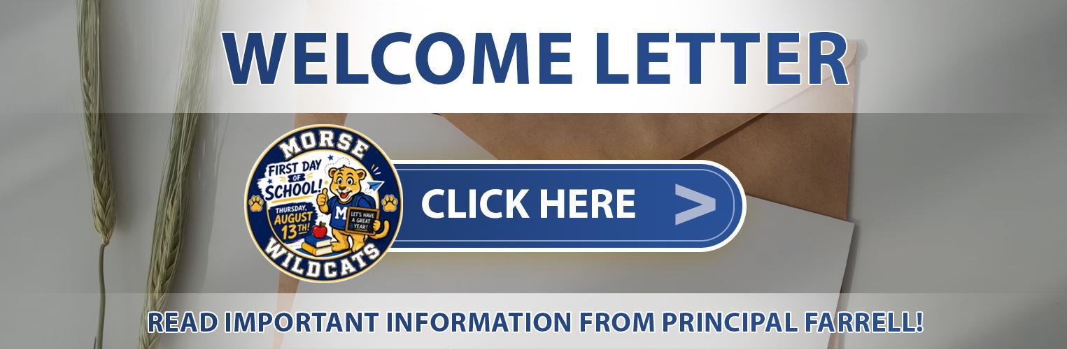 Welcome Letter