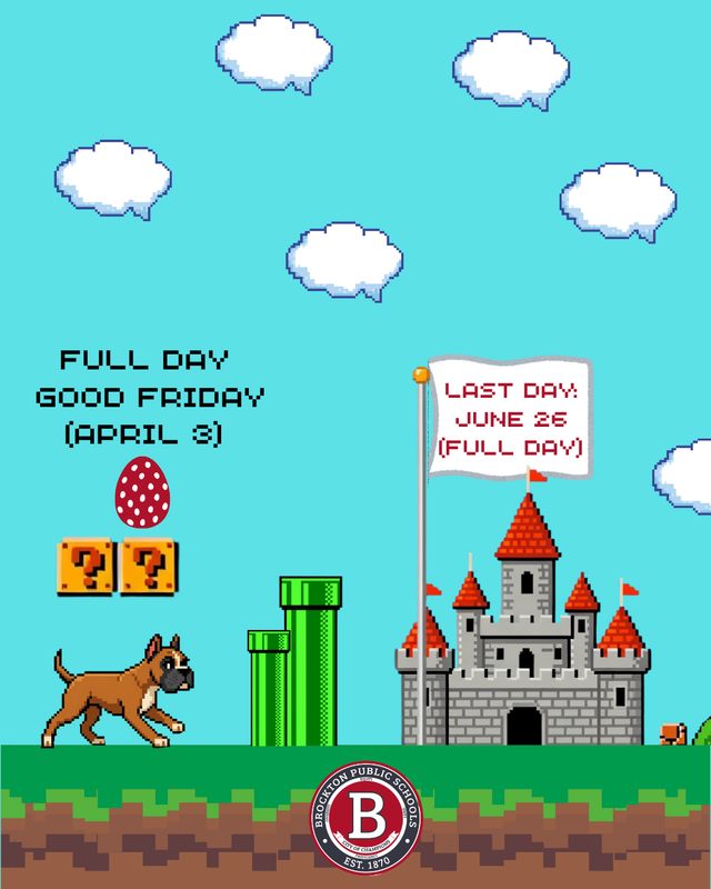 Super Mario themed graphic with a boxer character and the amended dates for 25-26.