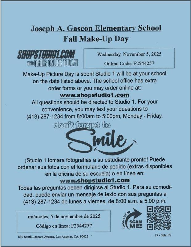 fall make up flyer