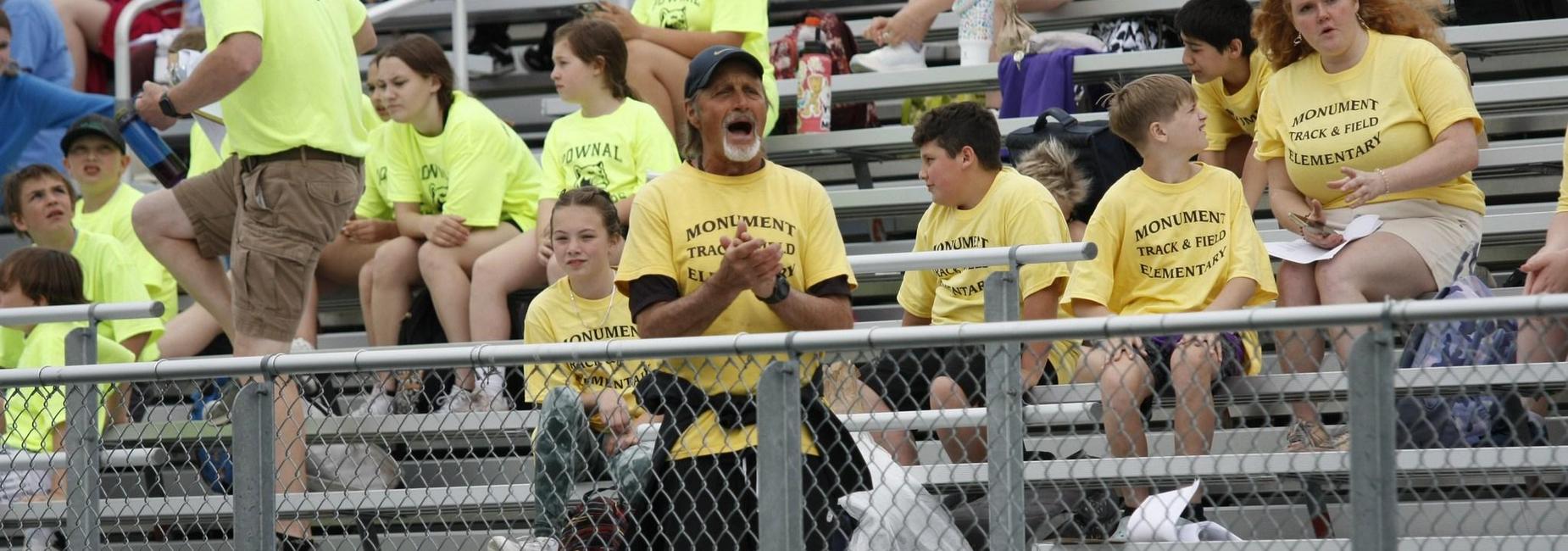 students in track and field