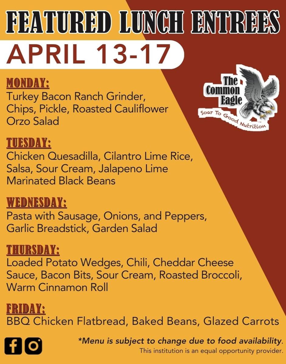 Cafe Menu 2026-04-13