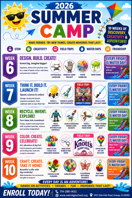 2026 Summer Camp Wk 6 to 10