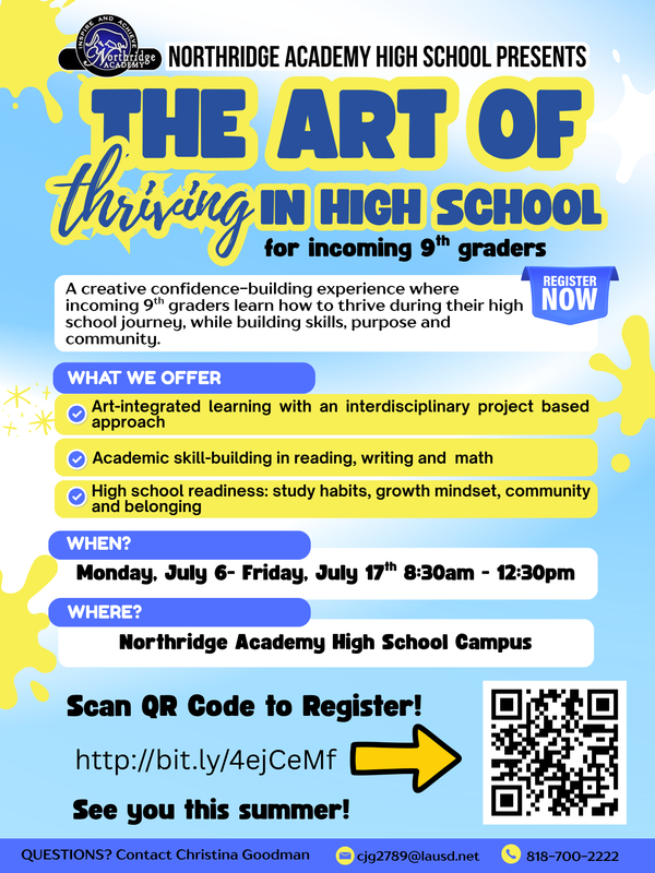 New 9th Grade -Two Weeks Workshop Featured Photo