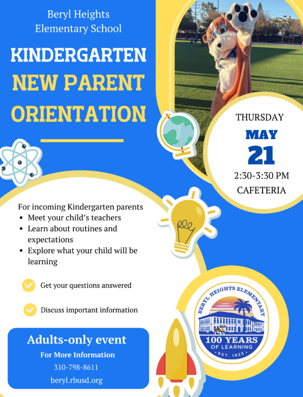 Kindergarten New Parent Orientation Featured Photo