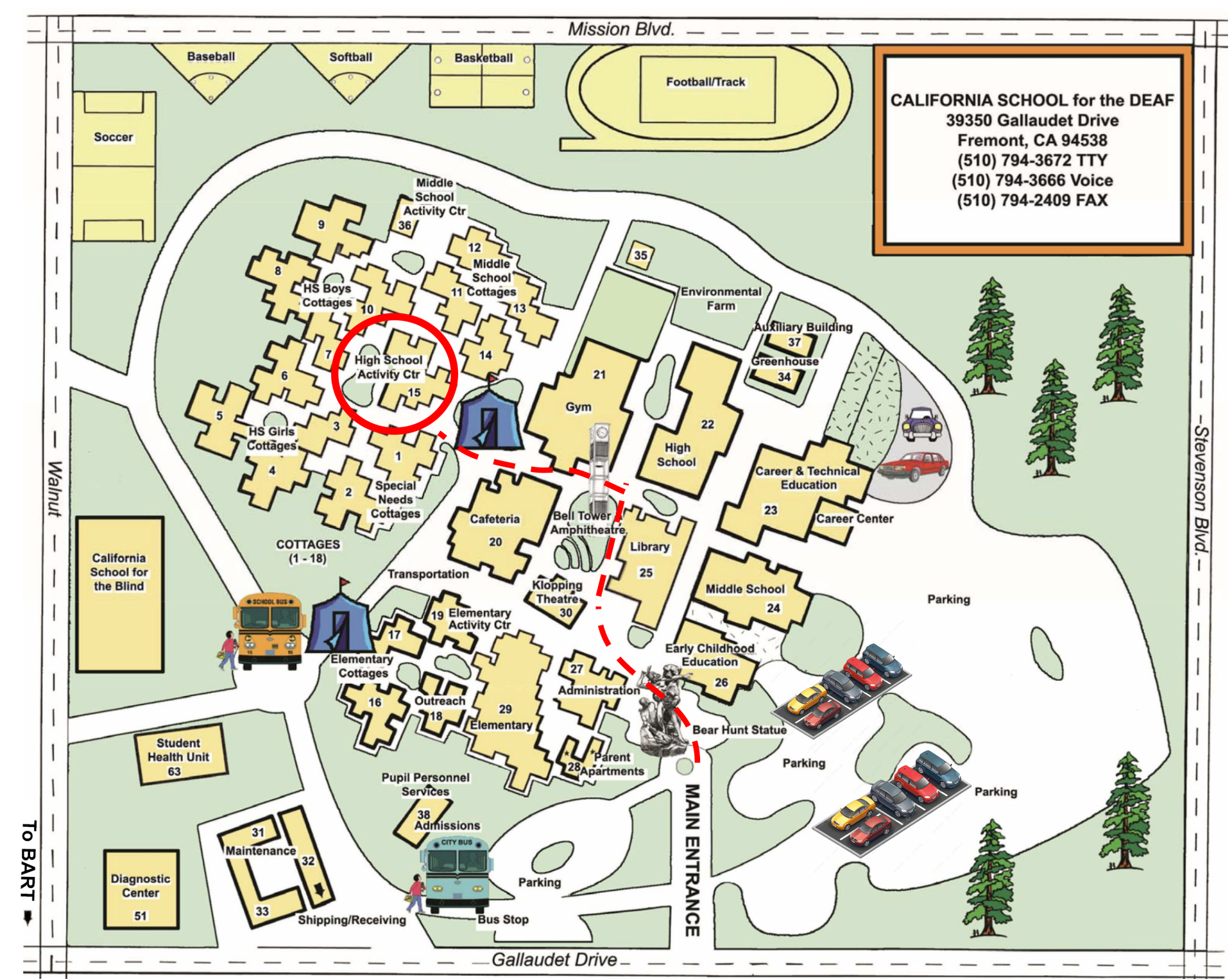 Campus map - Tap on image to download