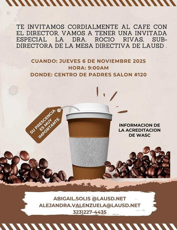 Cafe con el director - Volante