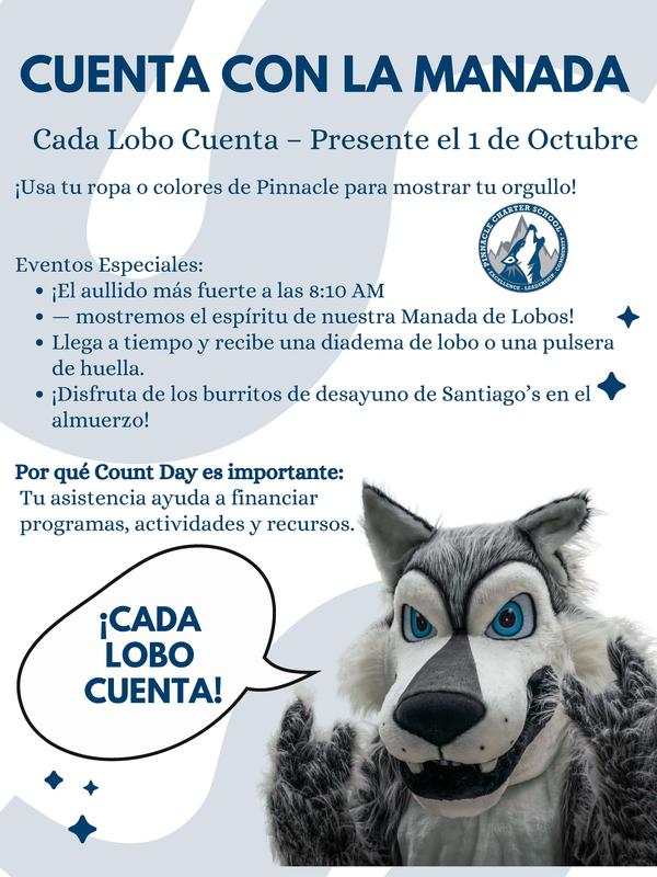 count day flyer spanish