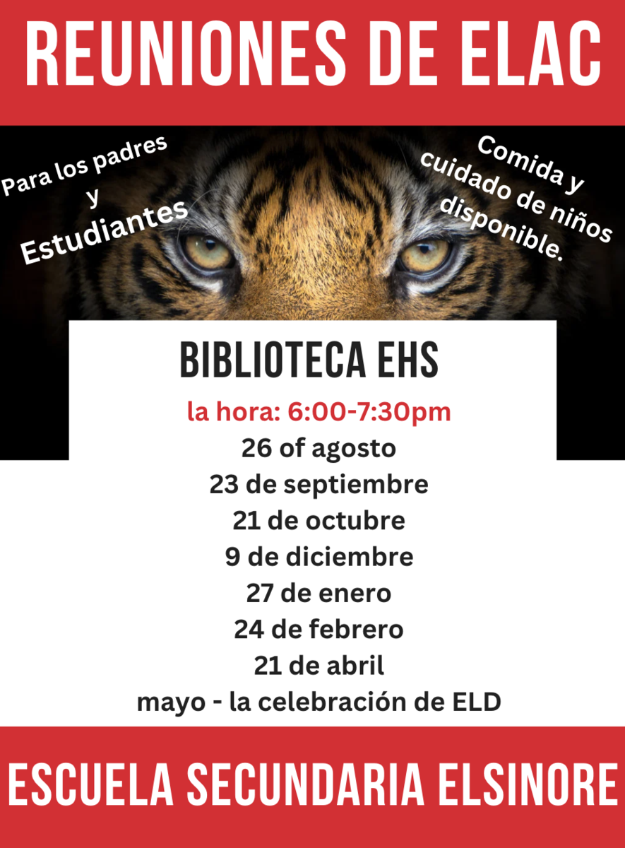 ELAC Meeting Dates SY2526_Spanish