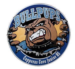  Logo - Copperas cove junior high bull pups