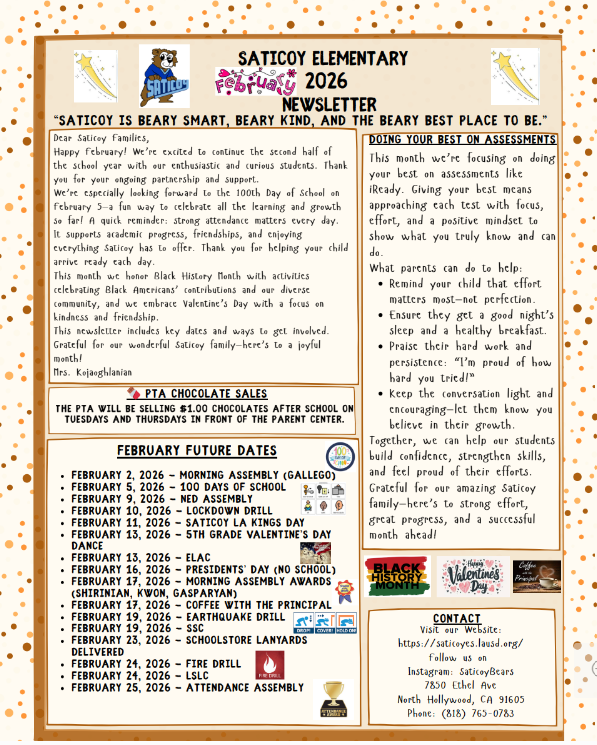 February Newsletter
