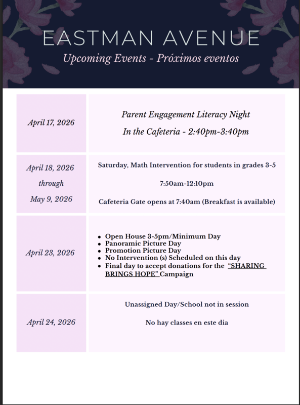 Upcoming Events