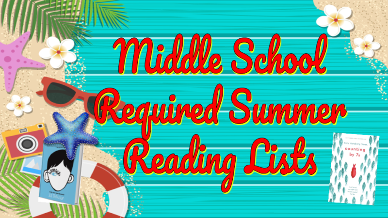 Middle School Required Summer Reading Lists