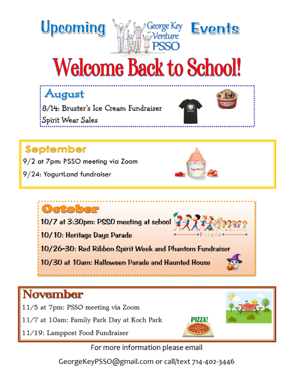 upcoming events