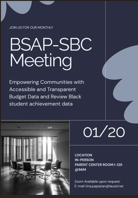 BSAP School Based Commitee Meeting Featured Photo