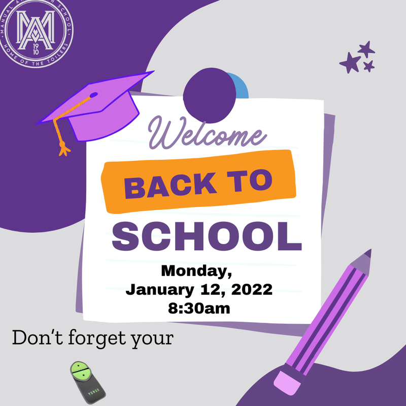 Welcome Back to School – Spring Semester