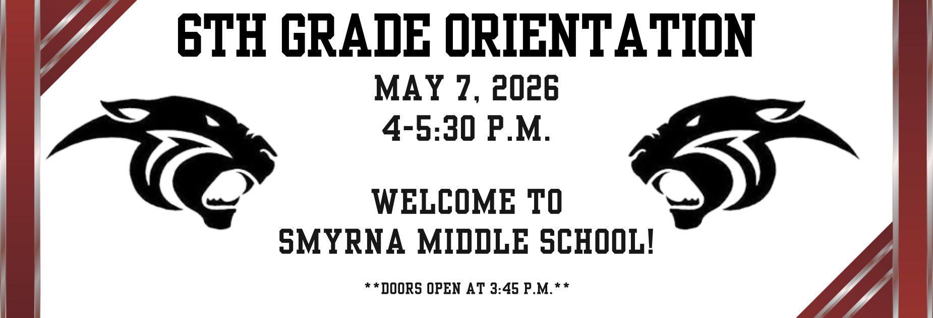 6th Grade Orientation