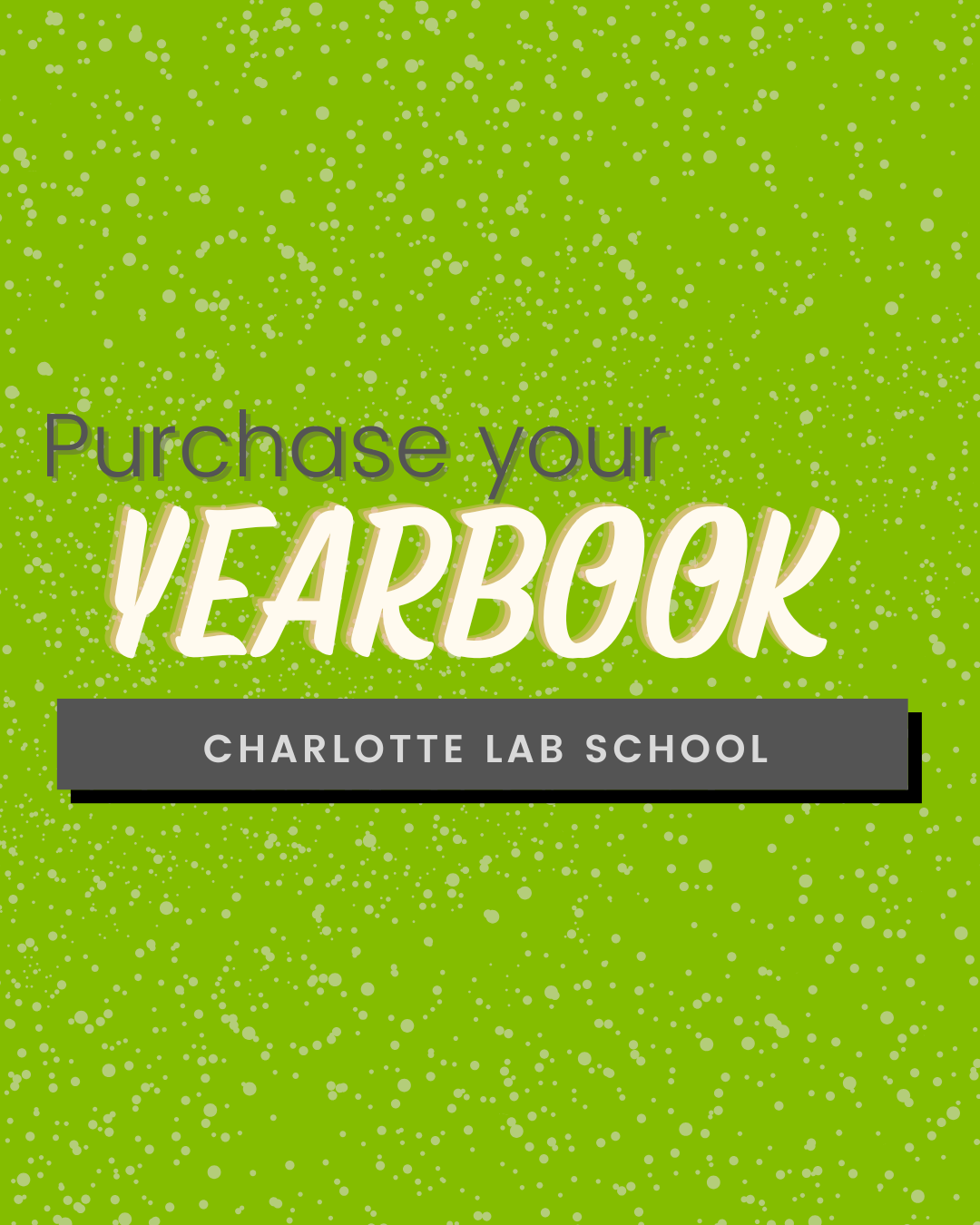 GRAPHIC stating that 2025-2026 yearbooks are available for purchase
