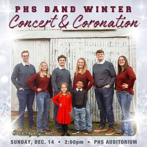 2025 Perry high school band coronation royalty king queen