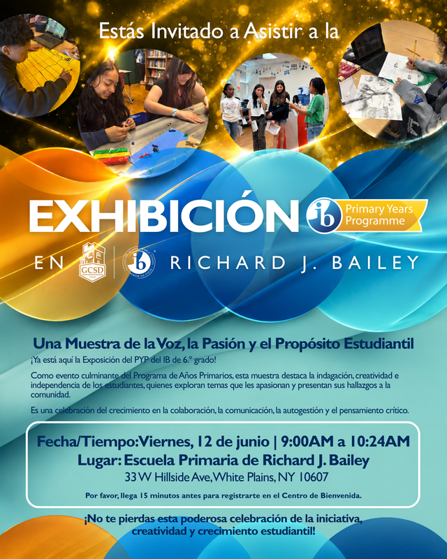 RJB IB PYP Exhibition SPANISH