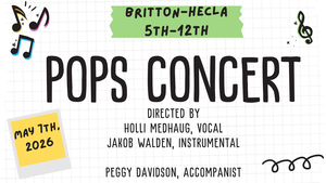 MS/ HS Pops Concert May 7 at 7pm