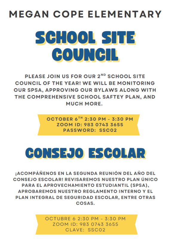 SSC Meeting flyer