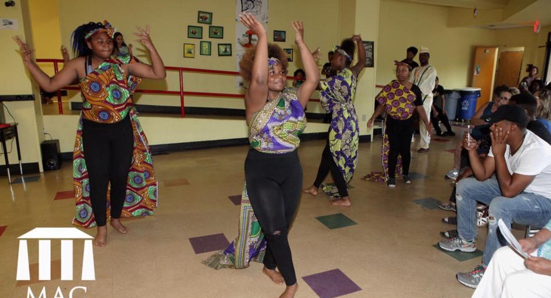 West African Dance choreographed by Sinclair Jamison