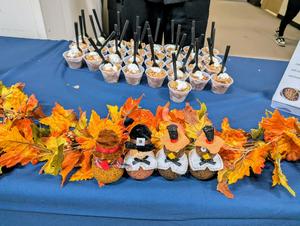 Apple cranberry cobbler